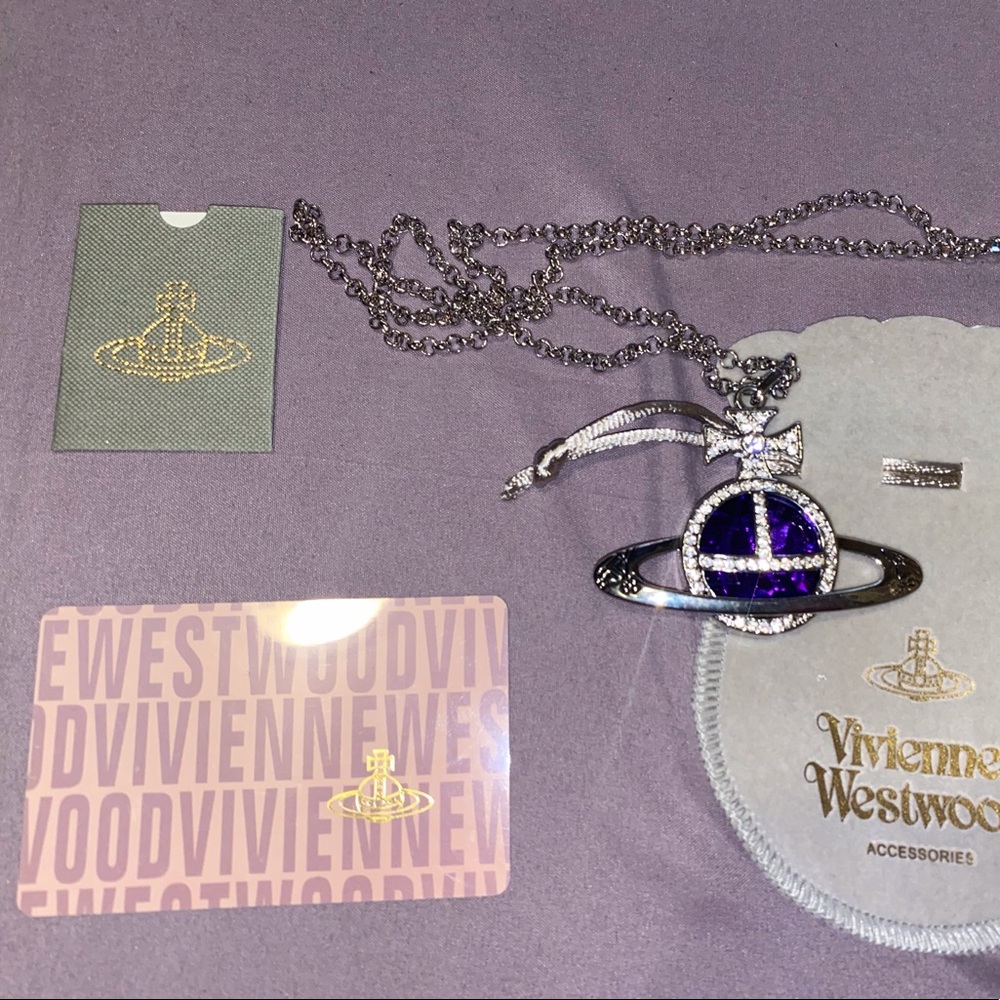 Vivienne Westwood big gem necklace